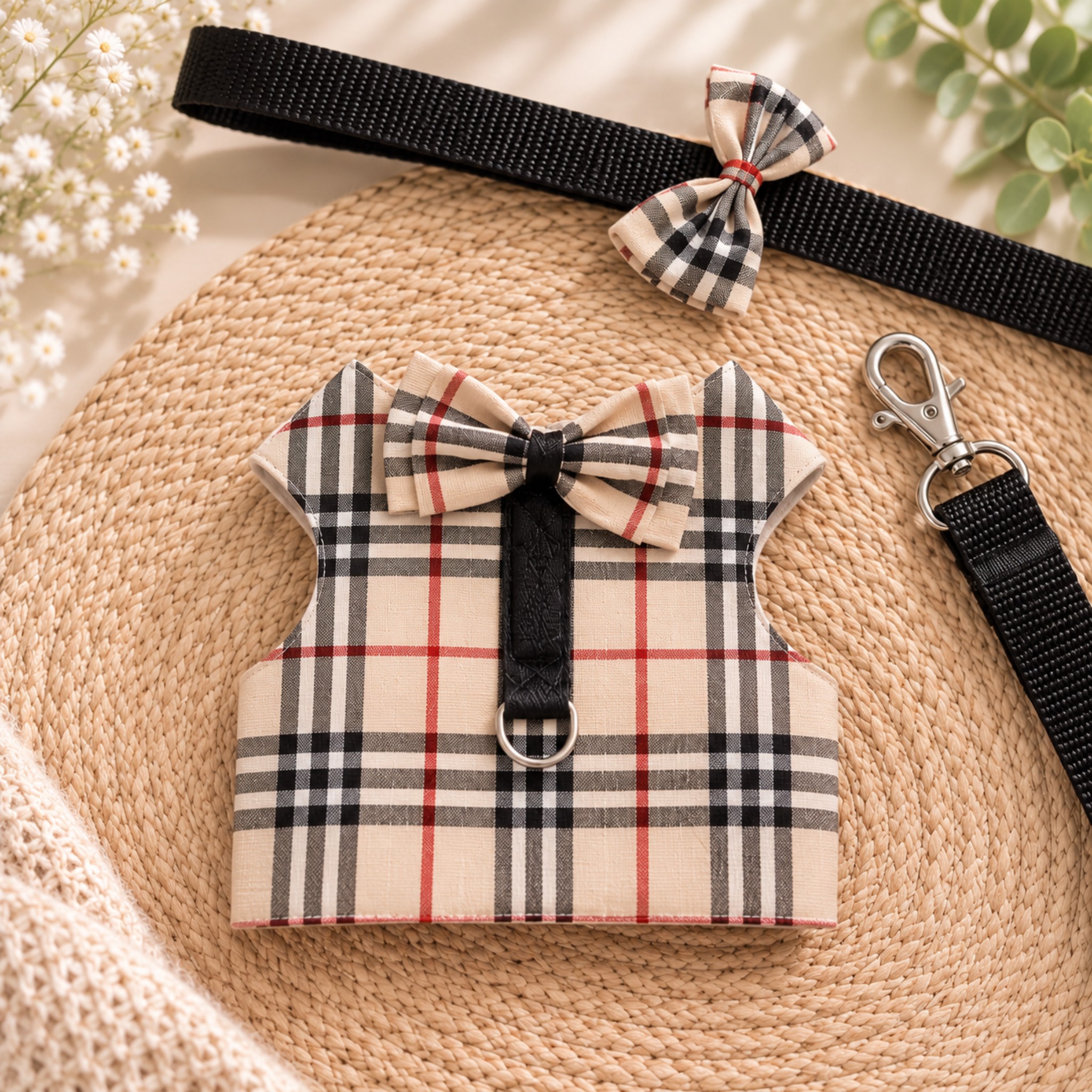Pettorina Elegante per Cani London Chic